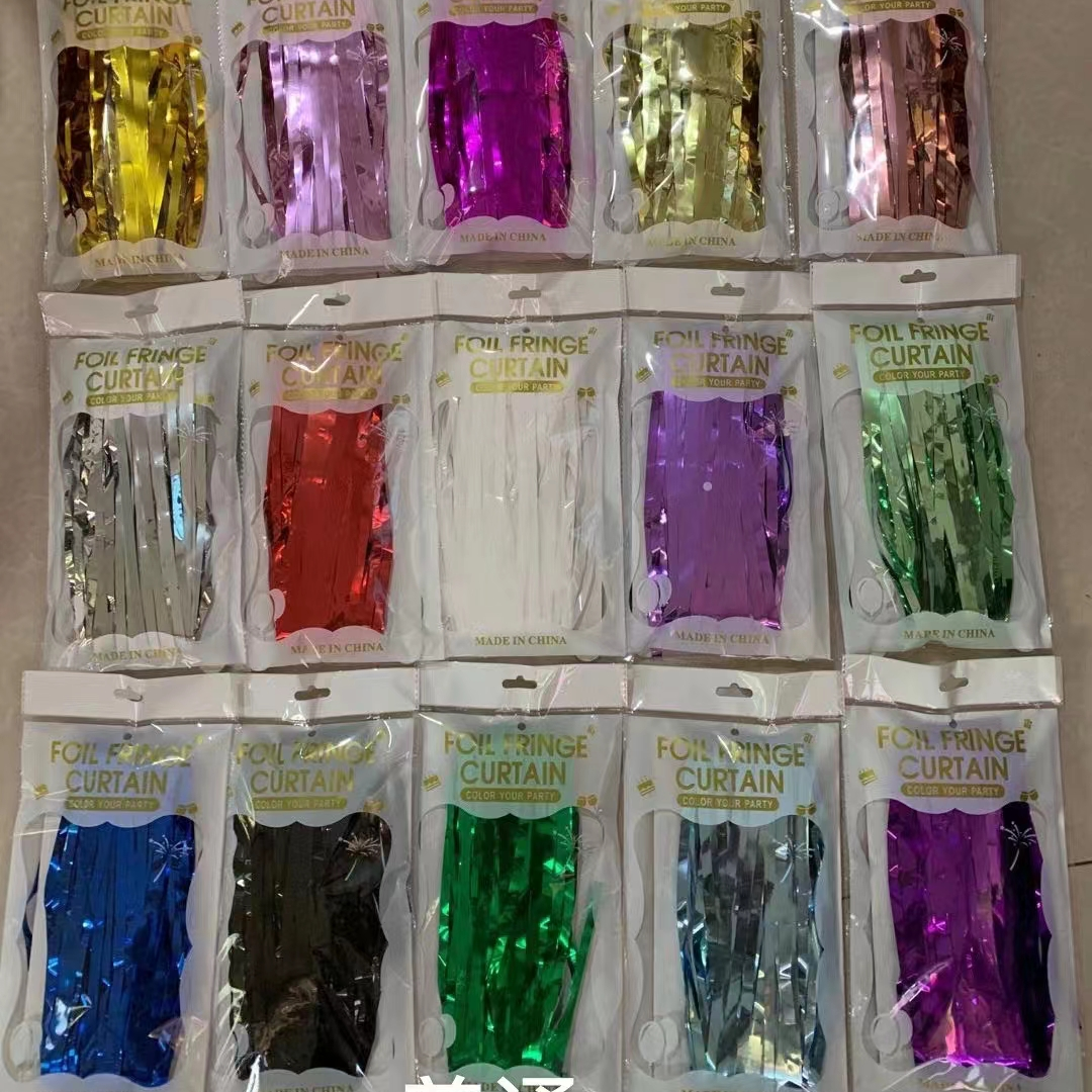 雨丝帘派对装饰背景墙