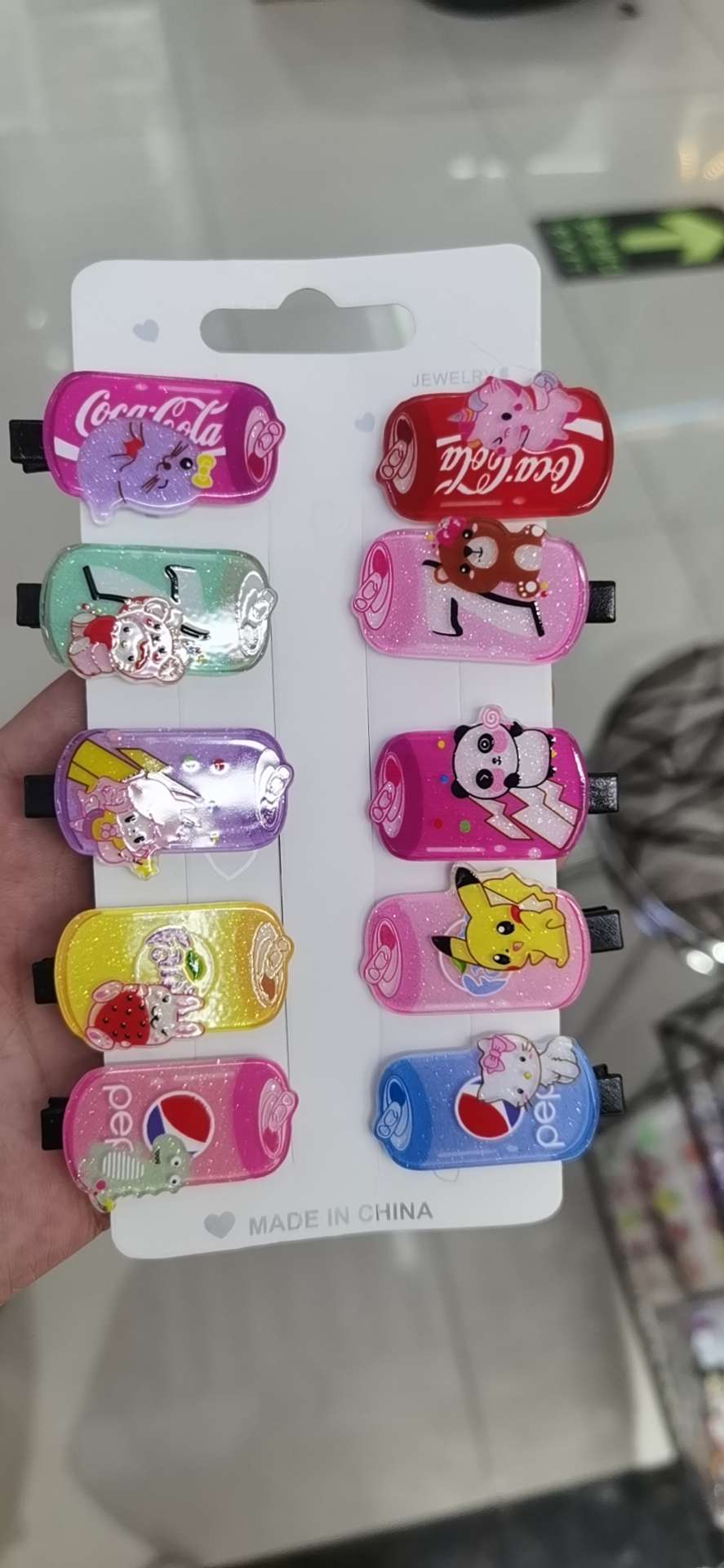 Cute Little Acrylic Hair Clip For Kids details Picture