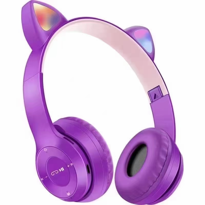 Guangdong Sogo headphones, cat ears detail image 2