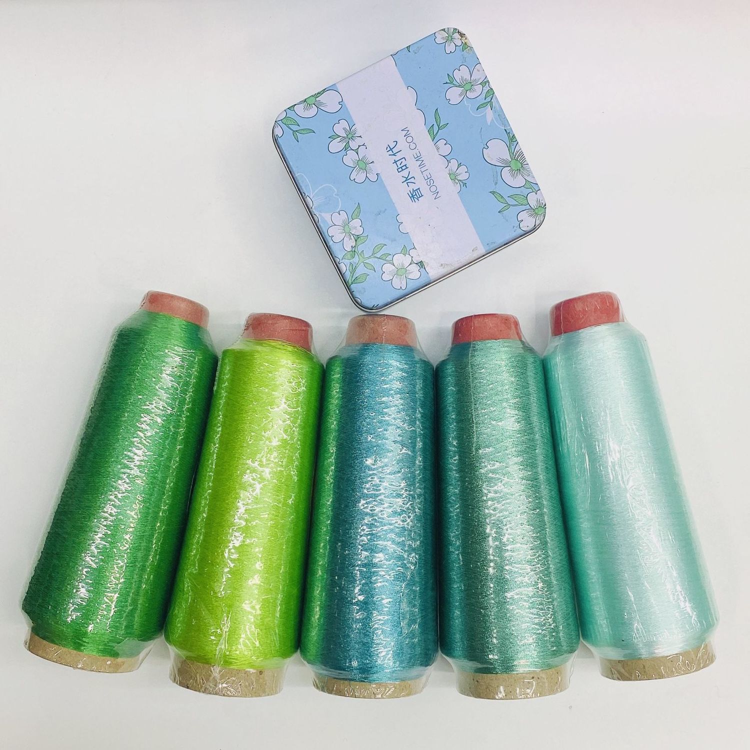 金银线金线彩色线十字绣手绣机绣装饰150D电脑绣花线大卷绣线银线36