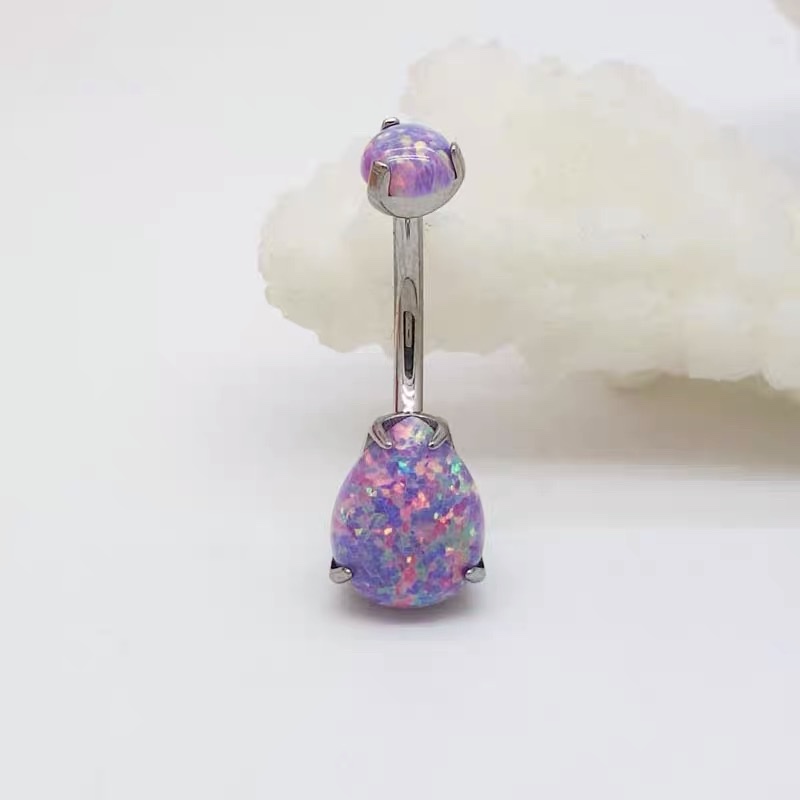 佳倩Bodypiercing肚脐钉脐环防过敏G23钛时尚穿刺饰品欧美性感女神个性女白底实物图