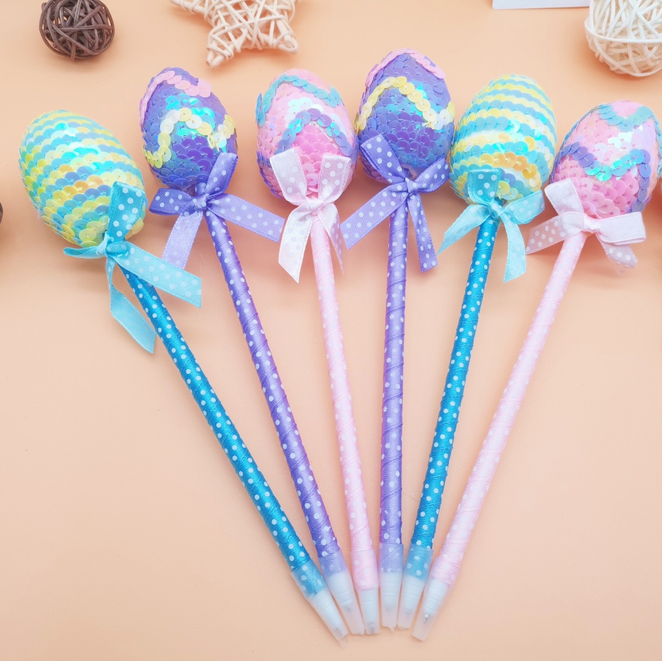 五颜六色双色鸡蛋造型工艺圆珠笔书写工具学习文具学生用品