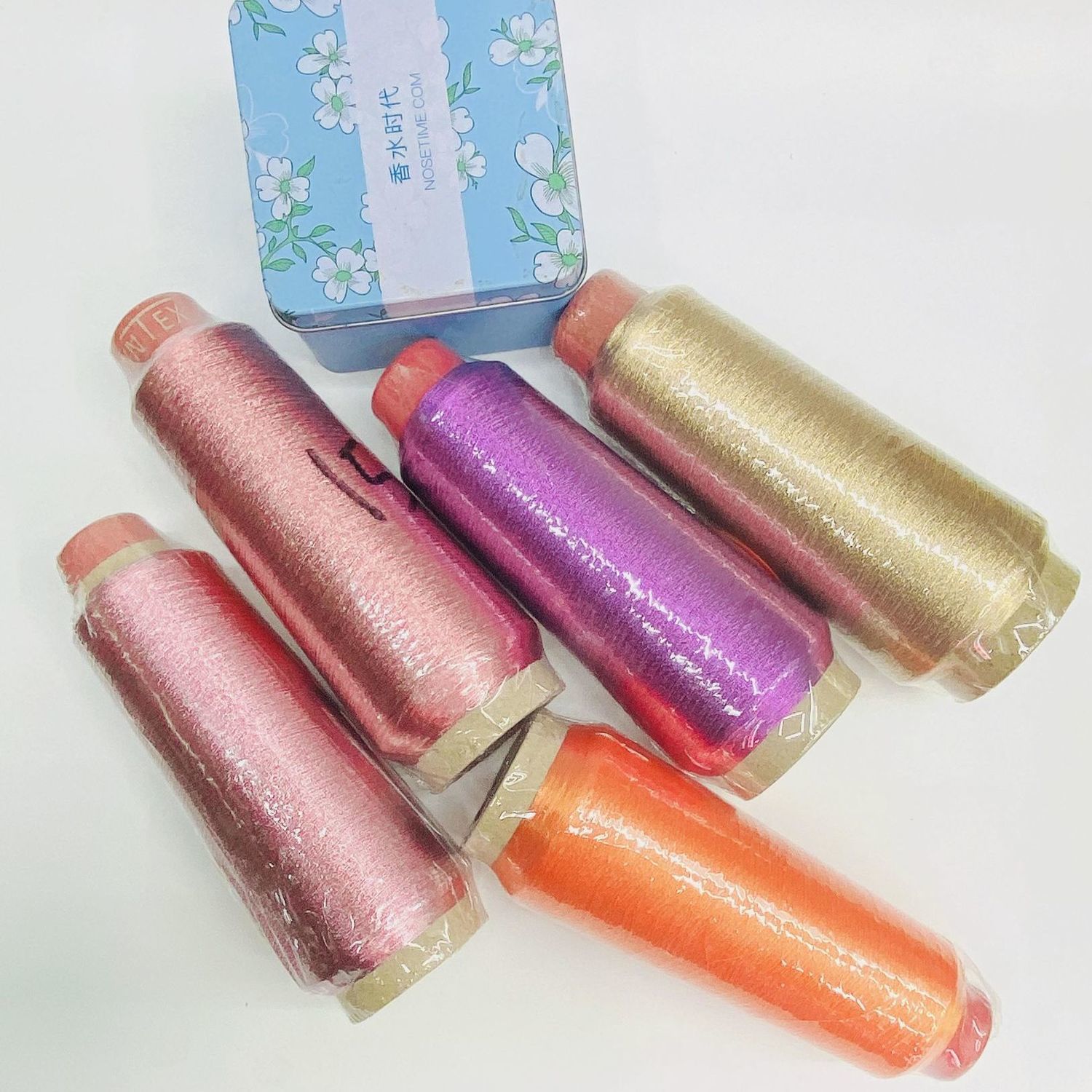 金银线金线彩色线十字绣手绣机绣装饰150D电脑绣花线大卷绣线银线31