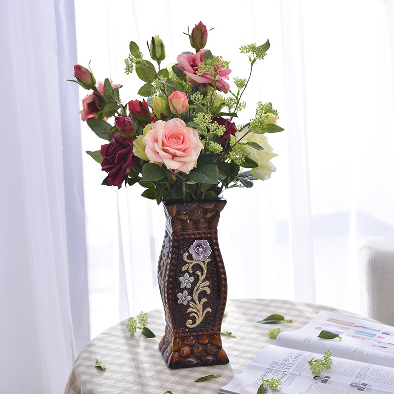 30cm vase you European ceramic vase Living Room decor TV cabinet Room Home decor Wedding gift Flower arranger Dried flower vase 2 Campbell vase