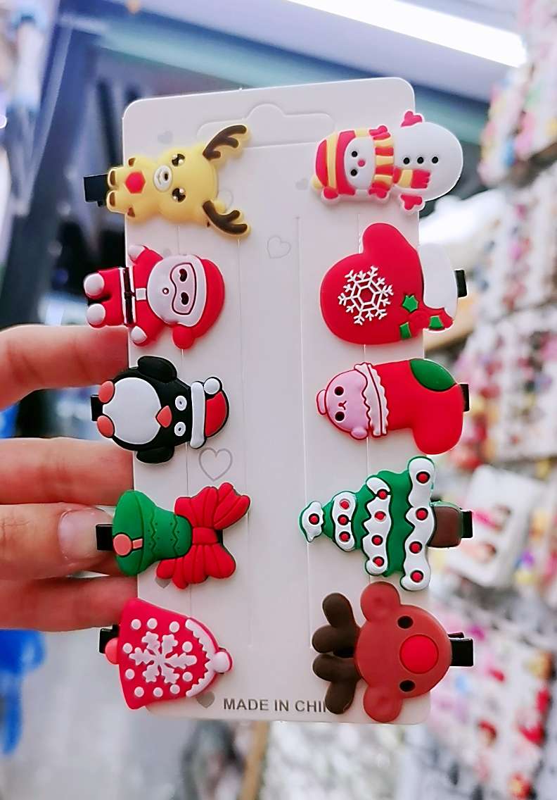 Cute Soft Glue Hair Clip For Kids details Picture