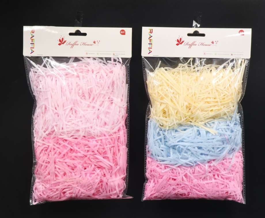 文博纸品 厂家直销 彩色纸丝 碎纸丝 填充纸丝 拉菲草 鸡窝草 礼品填充物 114细节图