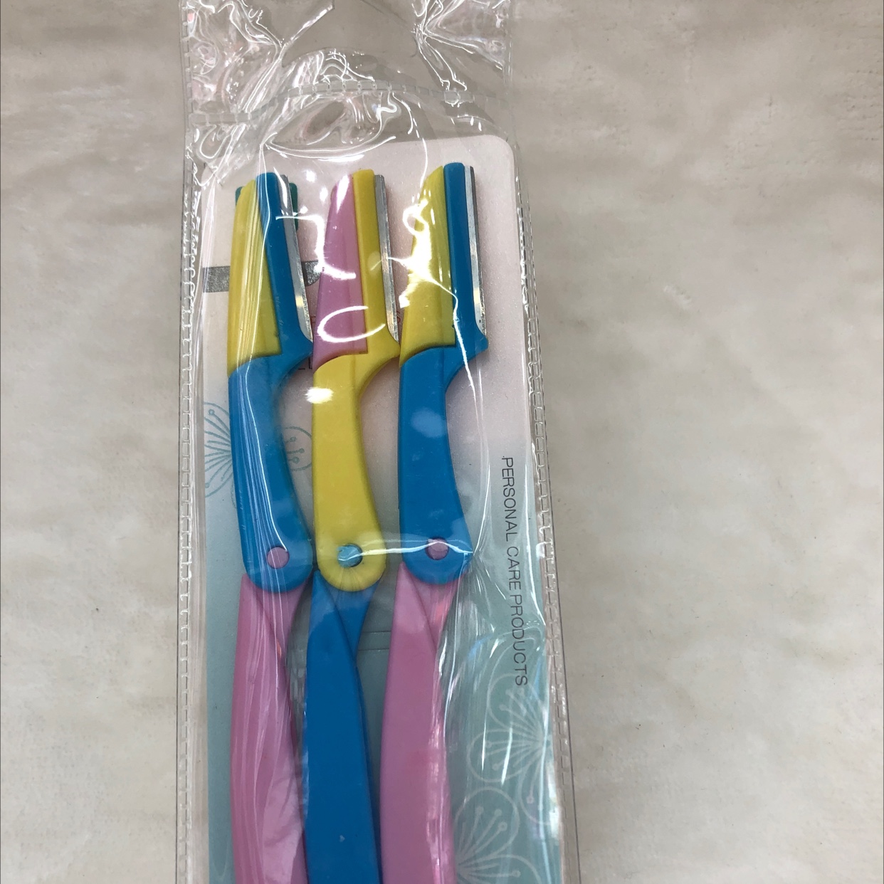 A074 美容工具产友美三支装修眉刀好袋装