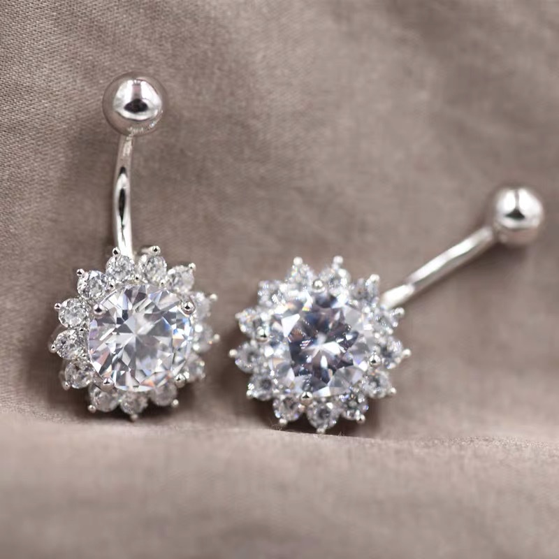 佳倩Bodypiercing肚脐钉脐环防过敏医用钢时尚穿刺饰品欧美性感女神个性女韩版流行细节图