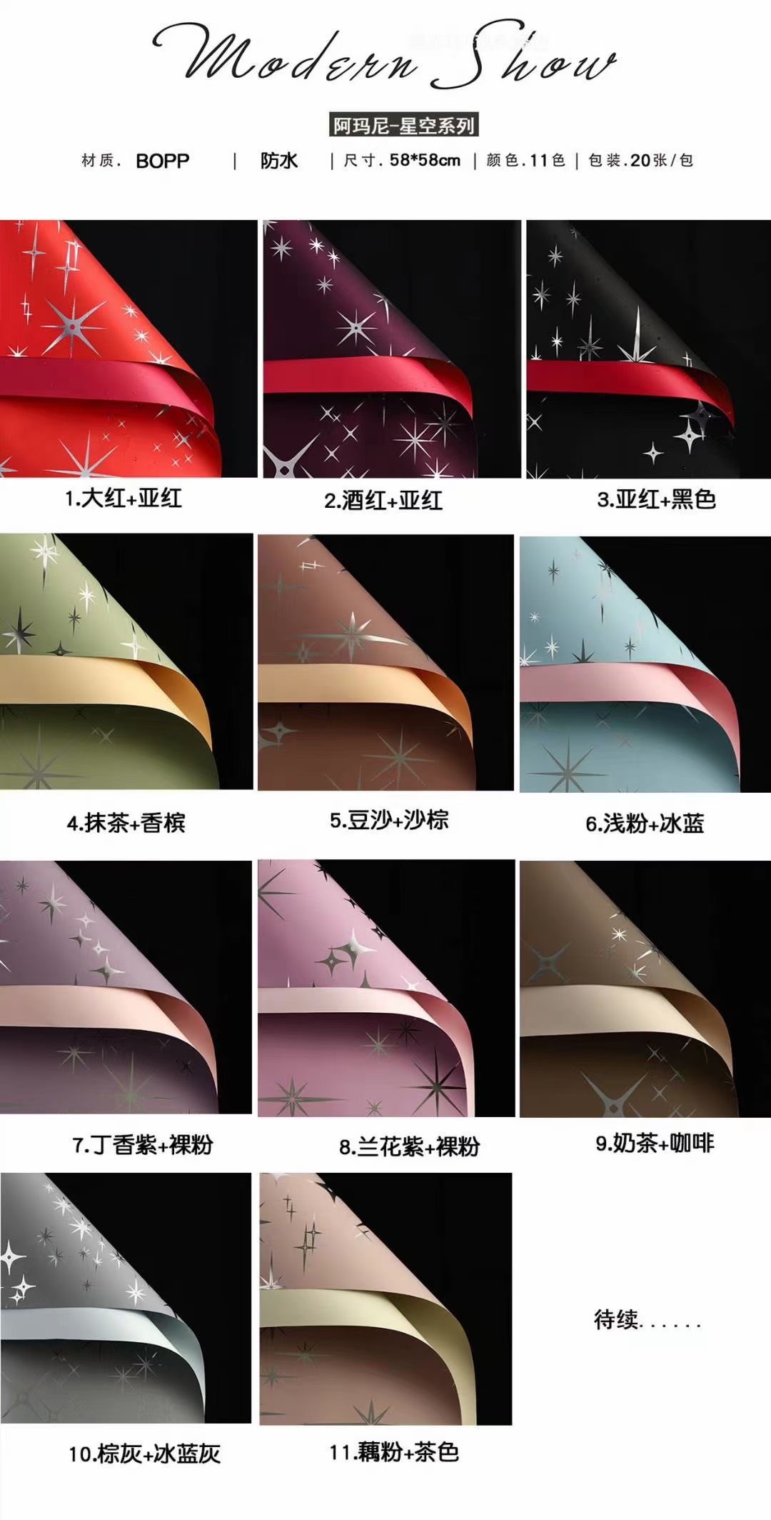 Amani - Starry Sky Series wrapping Paper detail image 3