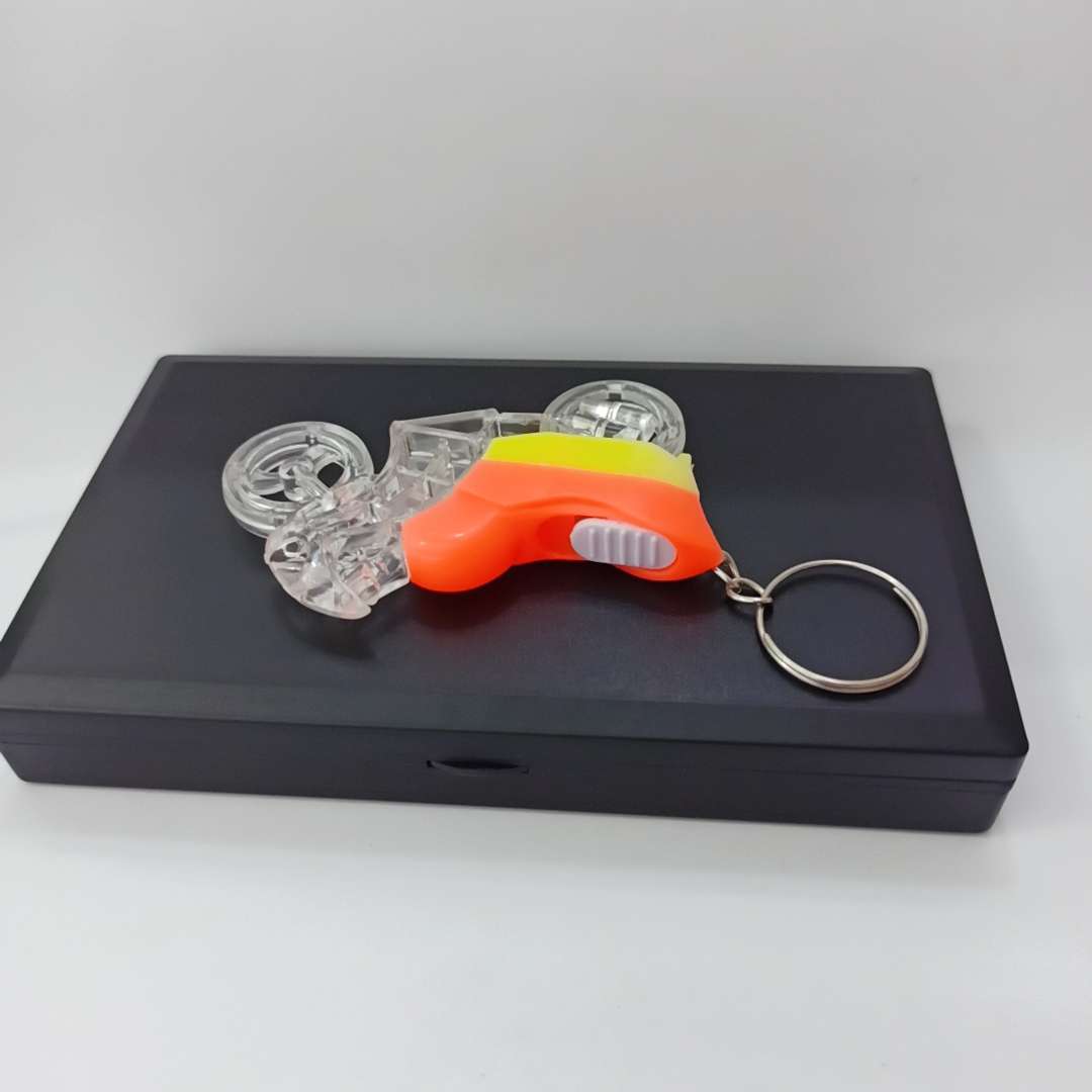 Keychain light, flashing motorcycle, small gift event, factory direct sales small gifts, luminous toys, high-height electronic toys 1 Item Picture