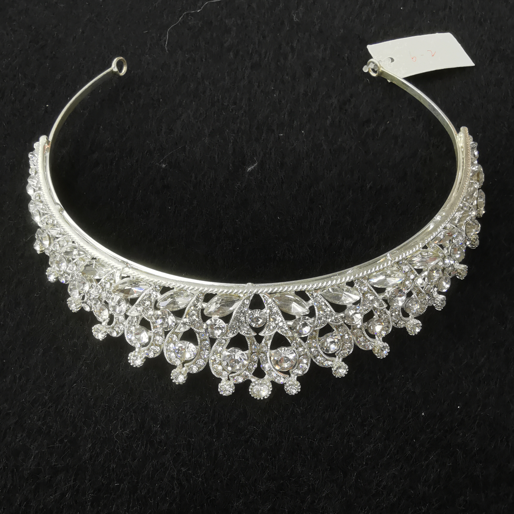 2021 New crown Korean wedding headwear Flash diamond atmospheric princess Crown wedding