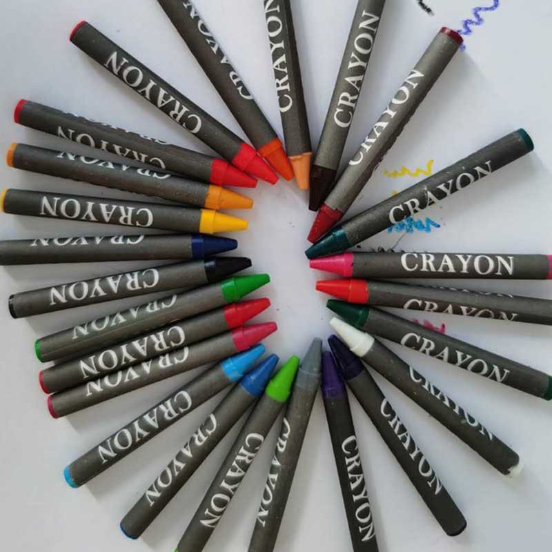 散装儿童用蜡笔 彩色蜡笔学习用品 办公用品图