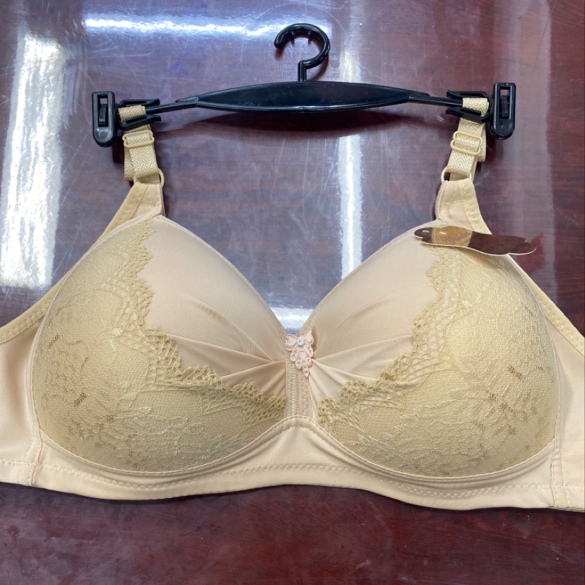 Lace splicing swimming cloth large size bra no trace no underwire underwear comfortable breathable foreign trade thumbnail