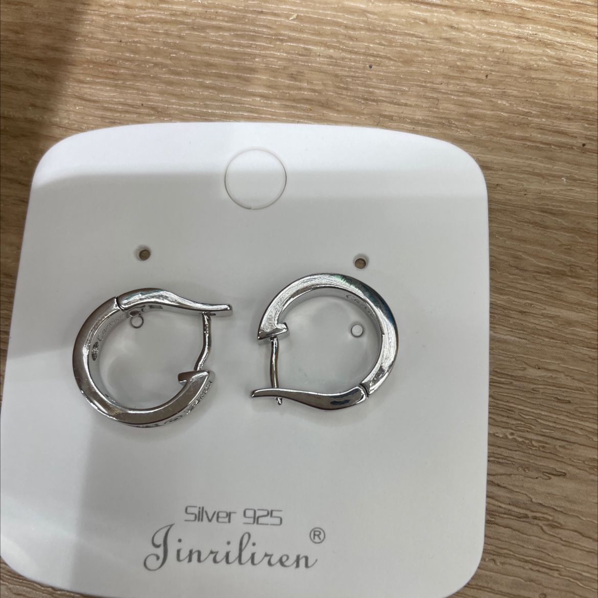 今日丽人韩版耳环圈圈设计银色电度金属制品时尚