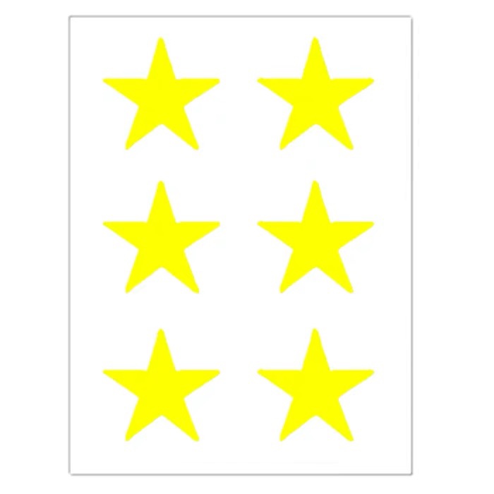 幼儿园儿童奖励贴纸 贴脸星星 彩色五角星贴纸 学生表扬鼓励贴纸粘贴卡通教师专用小学生宝宝贴画可爱早教