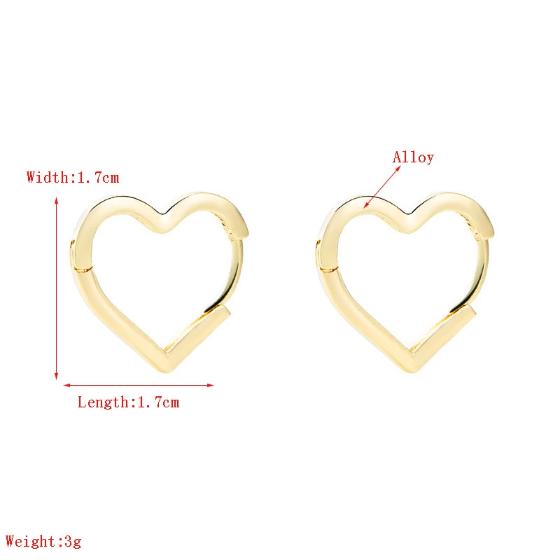 earrings韩版耳环女INS网红冷淡风耳钉简约几何迷你耳扣嘻哈耳环