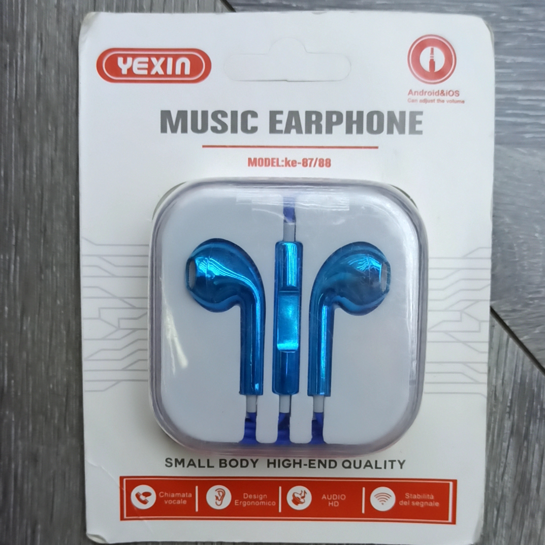 AEMAX Color gradient linear in-ear K-headphones sports universal headphones