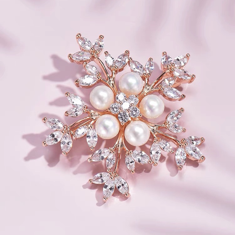 Cute Japanese clothes Suit accessories Upscale luxury feminine corsage pin decoration