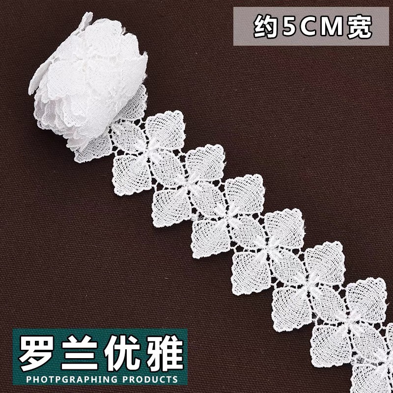 Lace accessories Clothing collars water soluble cuffs decorative fringe skirt diy wide lace lace fabric 14