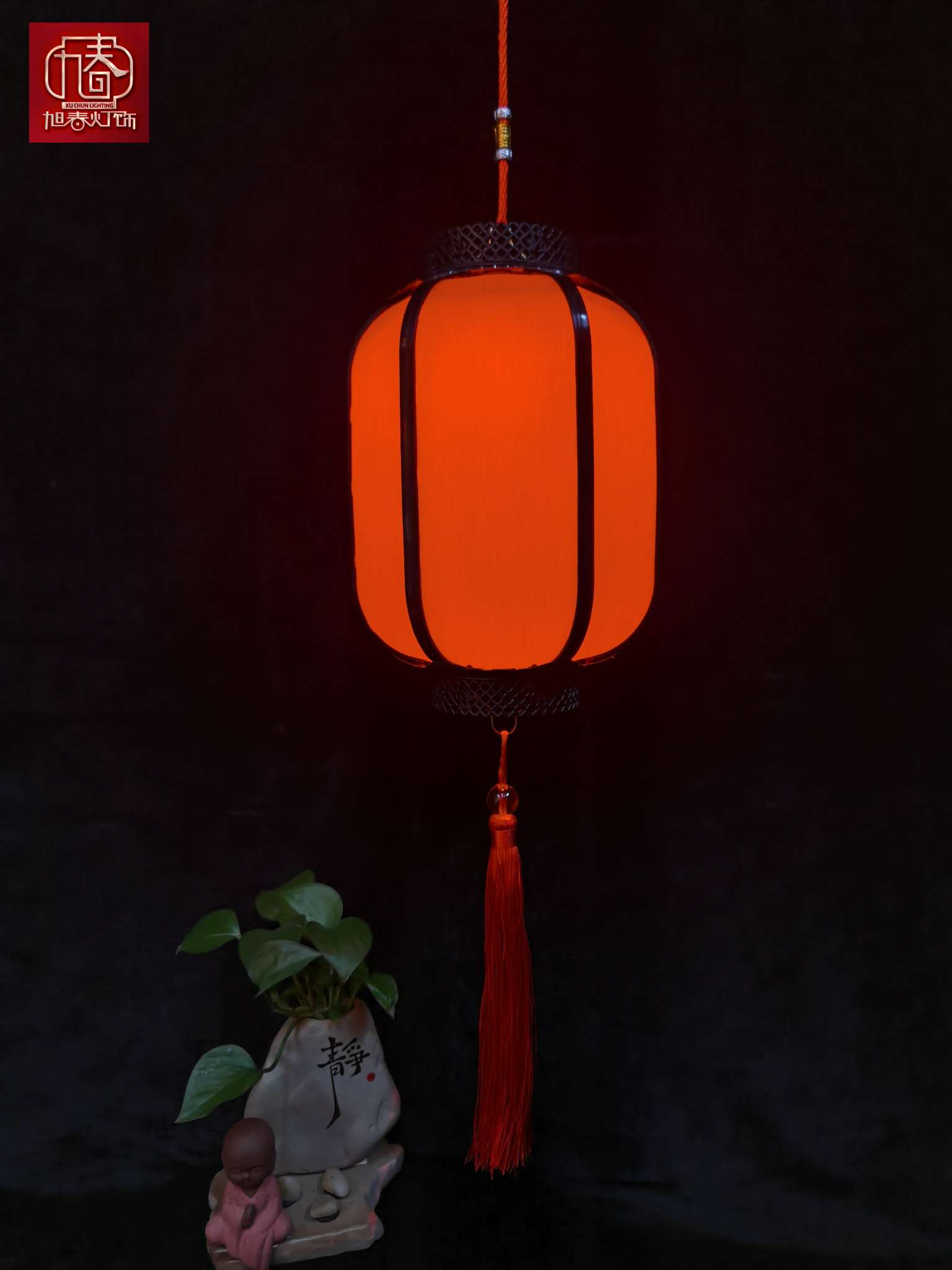 Antique-style lamp battery portable music decoration stage setting details Picture