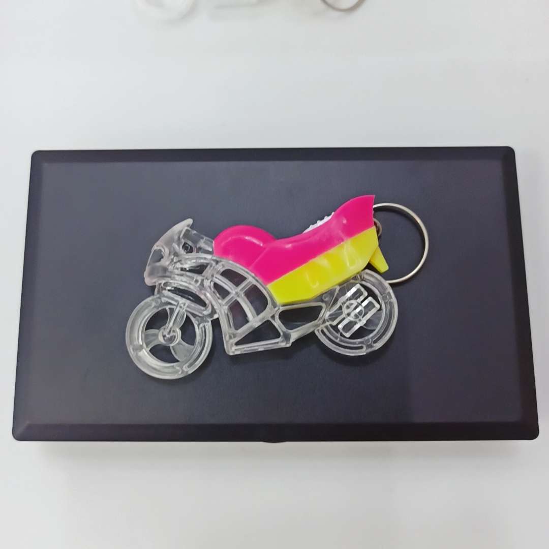 Keychain light, flashing motorcycle, small gift event, factory direct sales small gifts, luminous toys, high-height electronic toys 1 details Picture