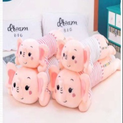 Elephant soft pillow cute soft comfortable children gift birthday gift stuffed toy doll 0802
