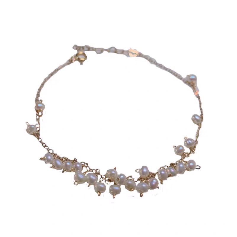 286 天然珍珠手链女 仙气精致小众手串 不褪色图