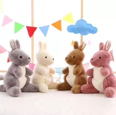 Kangaroo doll cute pretty plush toy doll Birthday gift children like 0802