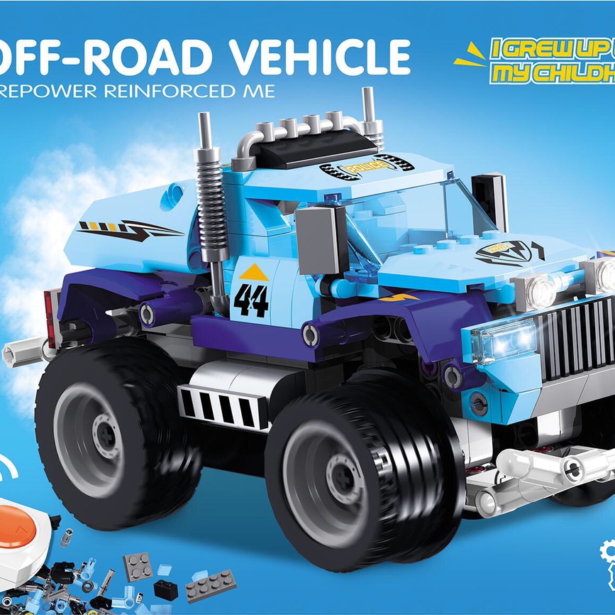 50001 off-road police car,314PCS