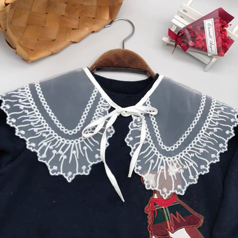 Collar Accessories for Summer 2021 new embroidered shawl with false collar for women with collar doll collar dress 60