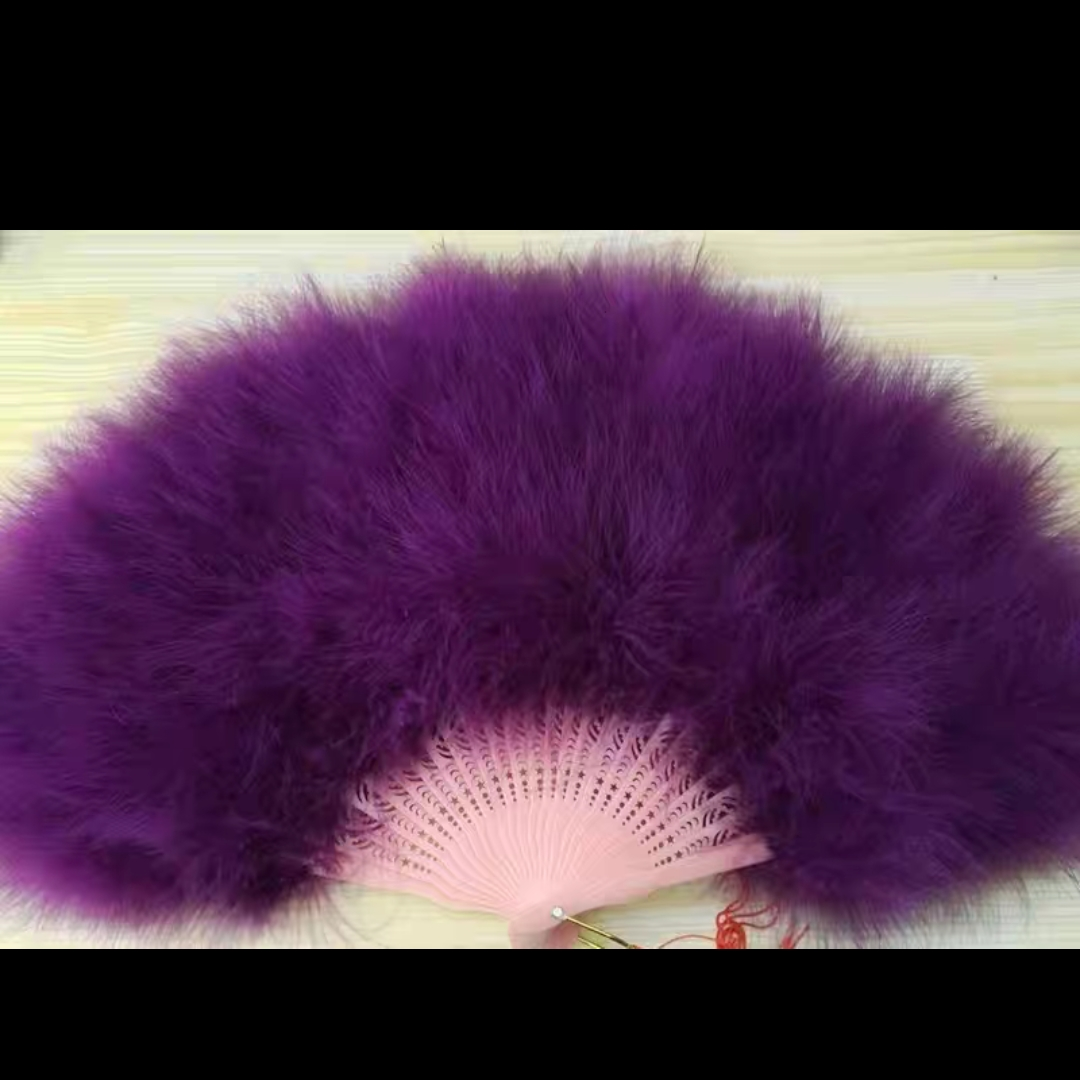 Turkey feather tip tail 28 pieces fan dark purple