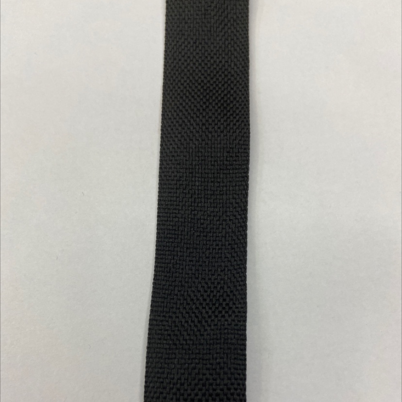 2.2 cm polyester black plain ribbon 42#