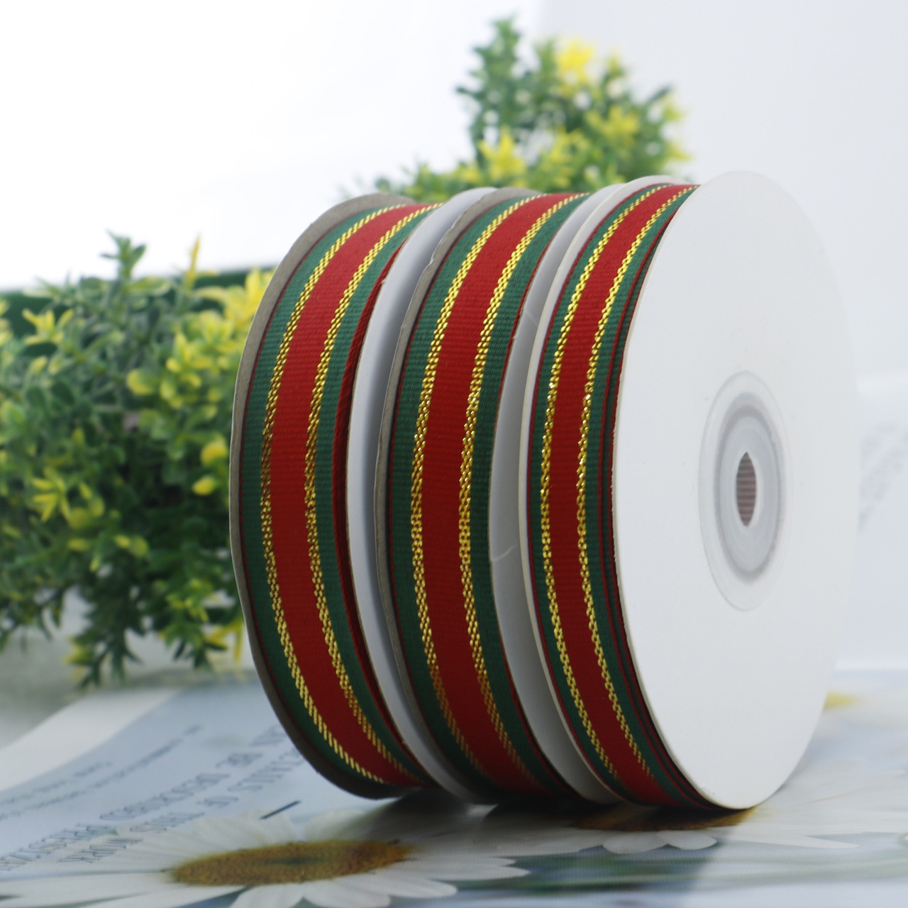 Christmas Ribbon Gift Gift Box Wrapping Ribbon Christmas Ribbon Ribbon Ribbon Flower Cake Ribbon ribbon 93#