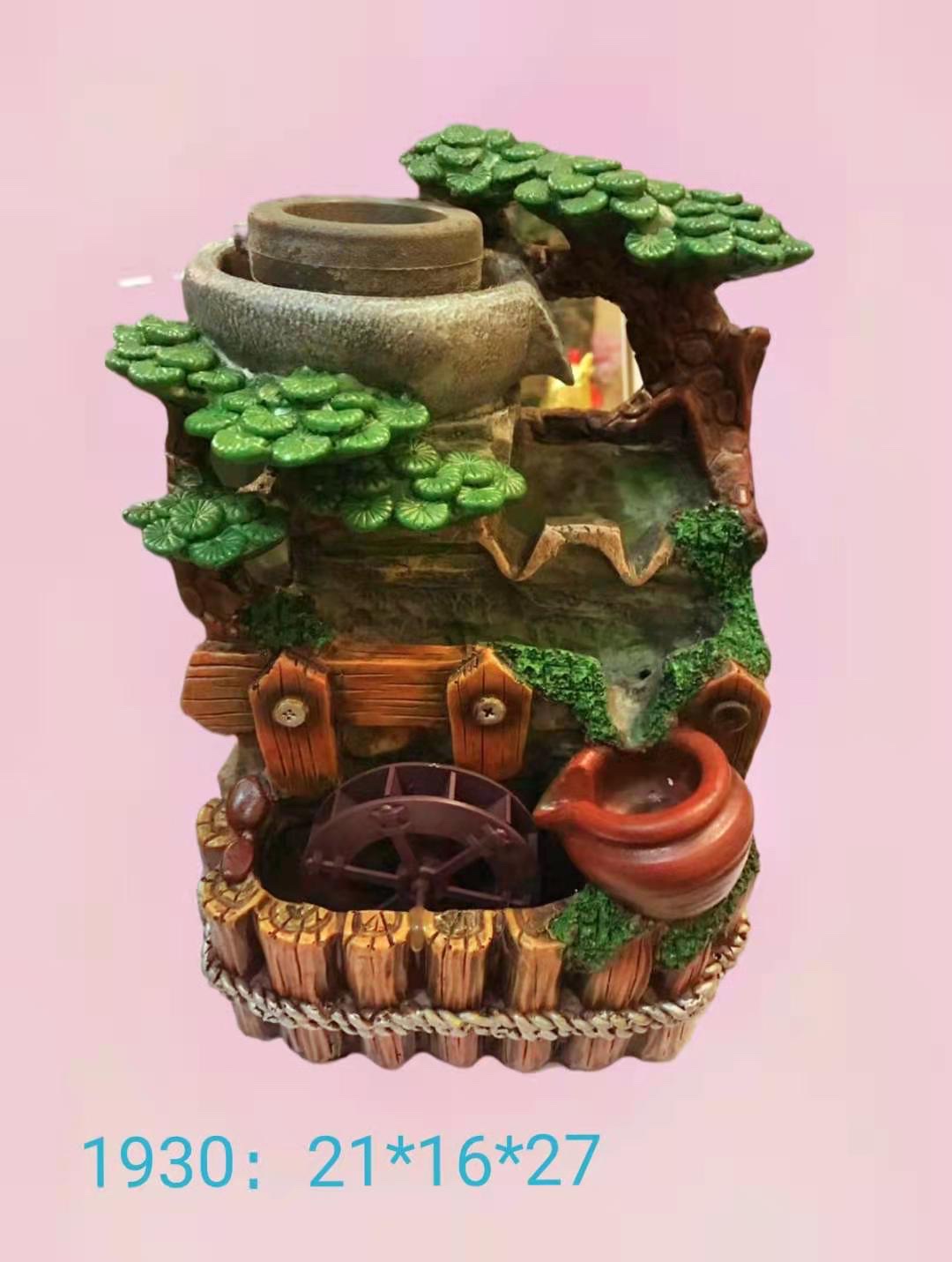 诸葛工艺庭院流水摆件阳台鱼池造景顶楼花园装饰布置景观鱼缸喷泉雾化加湿器爆款7279-74详情图4