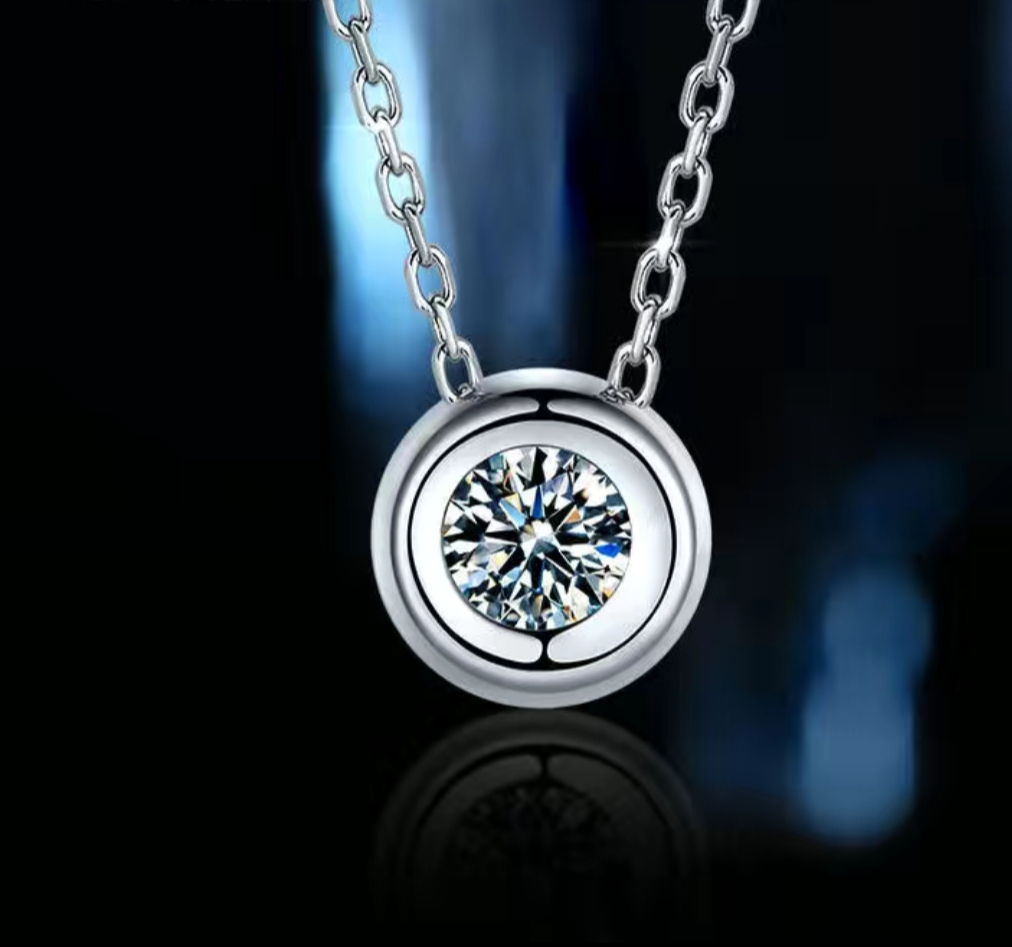 005 Women's necklace, simple style collarbone neck chain, French light luxury niche new product, exquisite pendant Specification image