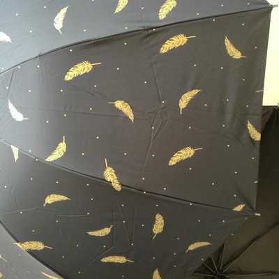 H426三折伞商务伞黑胶遮阳伞晴雨伞...