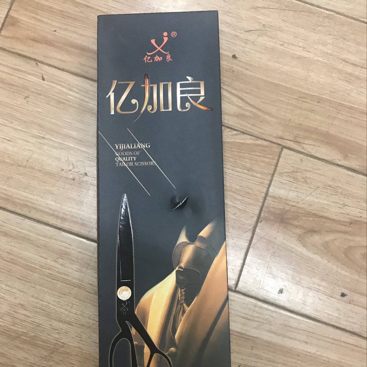 12-inch black Gara scissors details Picture