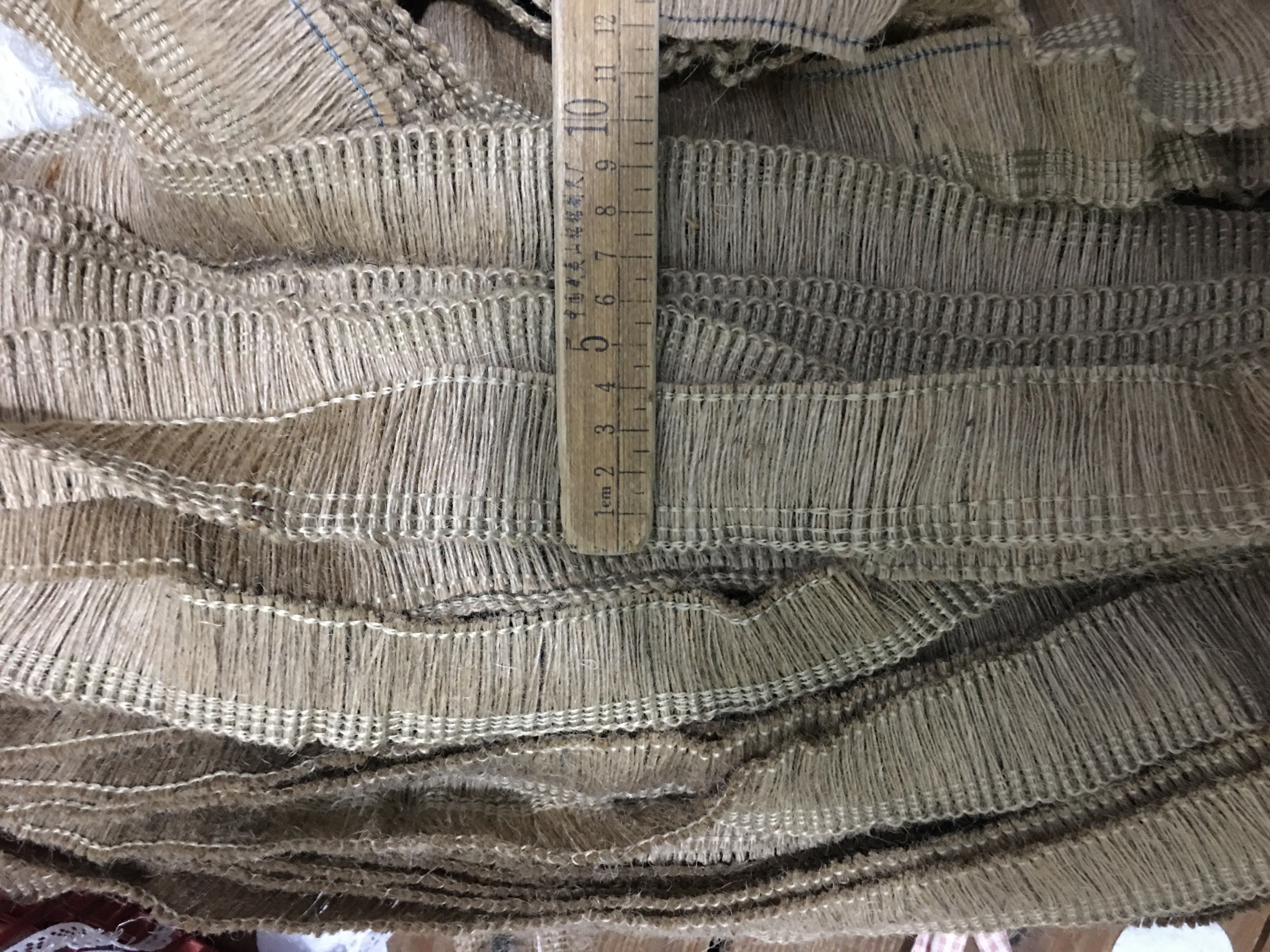 麻排须环保织带麻绳麻带4公分装饰材料工艺家纺材料细节图