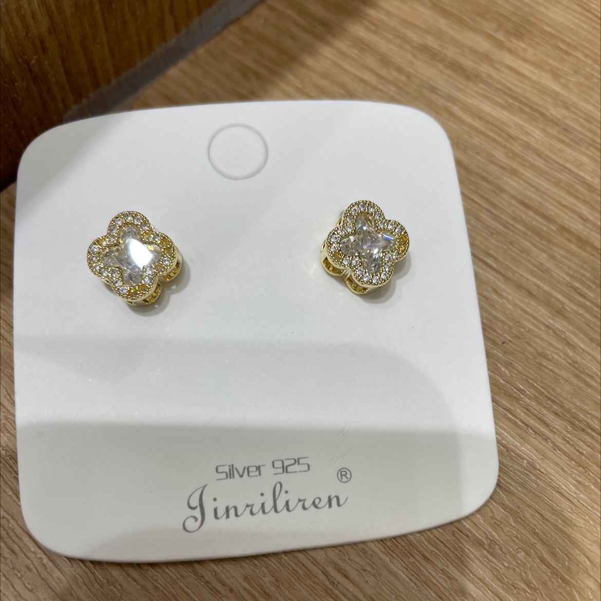 Today Beauty Korean version earrings Floret series products unique style with zircon Mosaic thumbnail