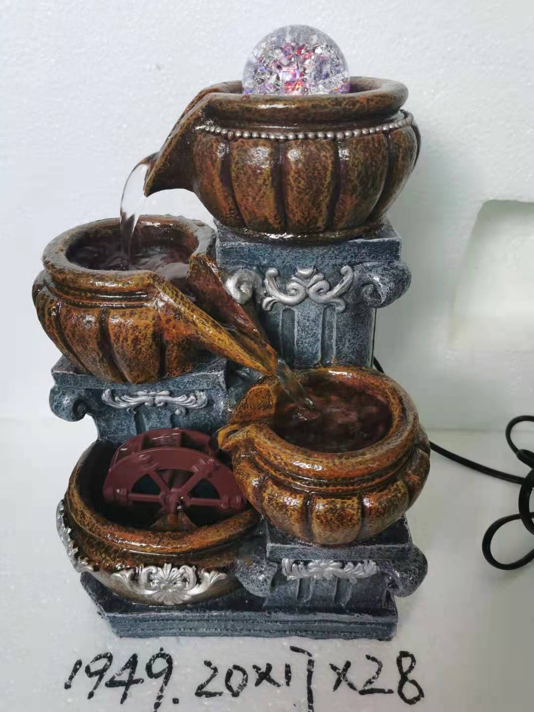 诸葛工艺庭院流水摆件阳台鱼池造景顶楼花园装饰布置景观鱼缸喷泉雾化加湿器爆款7279-74详情图3