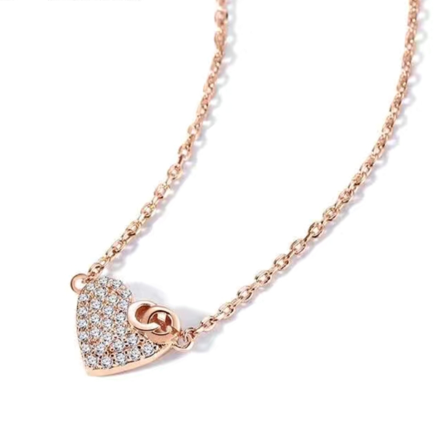 007 Women's necklace, simple style collarbone necklace, French light luxury niche new product, exquisite pendant detail image 2