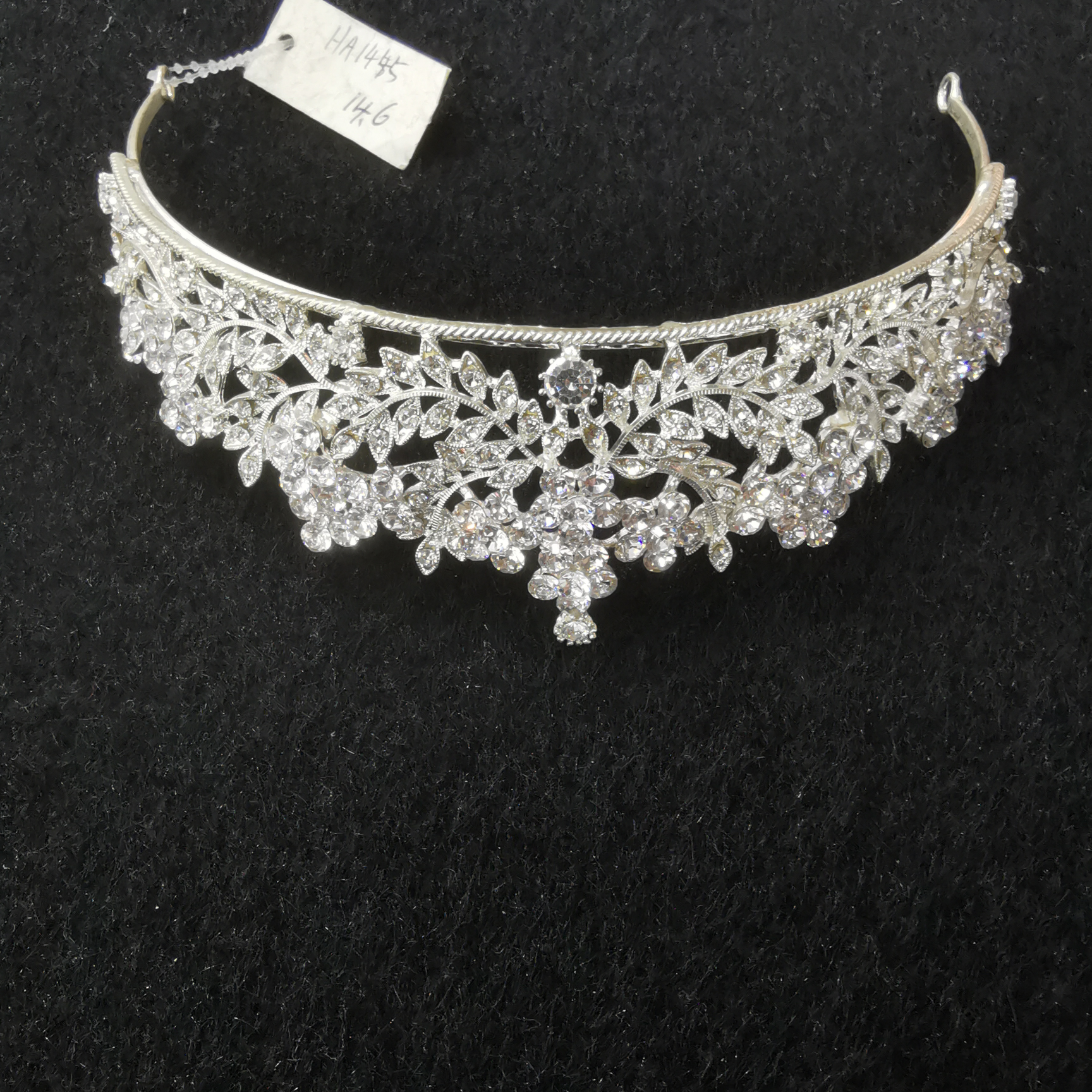 Bridal tiara Tiara Silver Accessories Luxury rhinestone Crown accessories