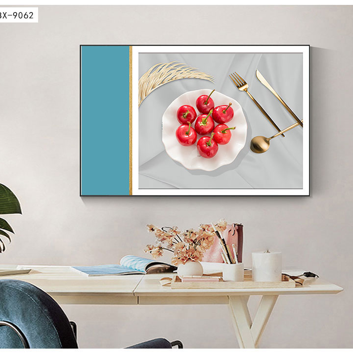 铝合金晶瓷晶贝莫兰迪餐厅画1️⃣详情图1