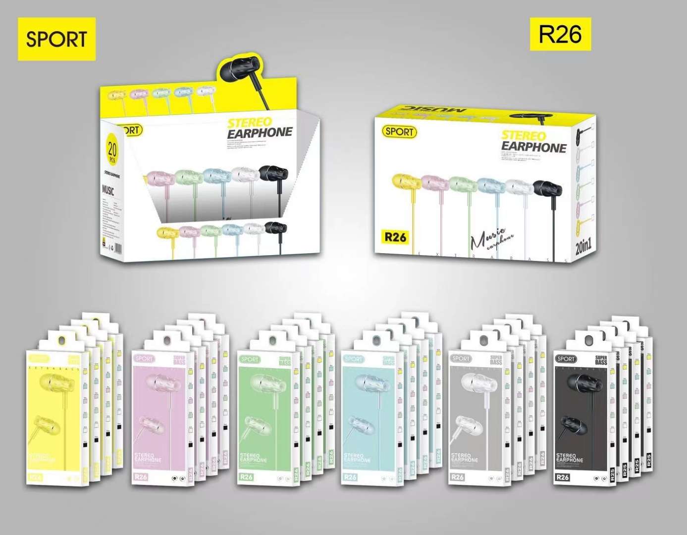 Guangdong sogo auriculares, caja de regalo auriculares de teléfono móvil en el oído auriculares de audio MP3 auriculares con cable auriculares pequeños moda creativa boutique Application Scenario