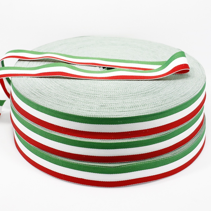 2cm polyester: Environmentally friendly polyester red white green medal with high-quality footwear accessories wear-resistant luggage accessories 7#