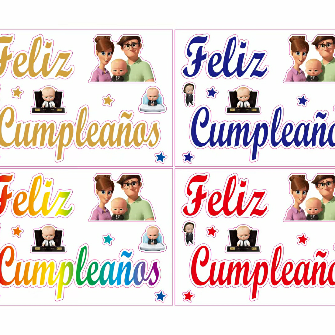 Big Boss's Spanish stickers