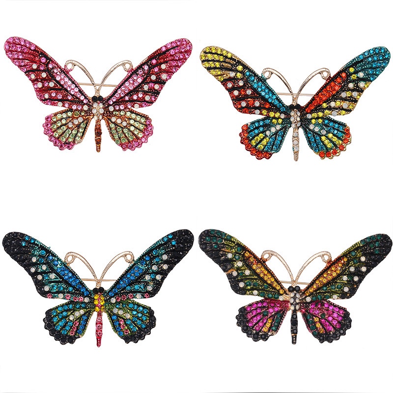 Brooch Custom fashion Butterfly brooch Korean animal corsage clothing accessories