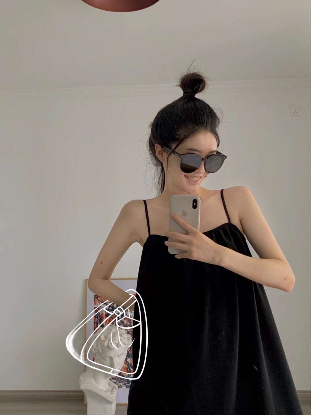 These are really great internet-famous style sunglasses detail image 1