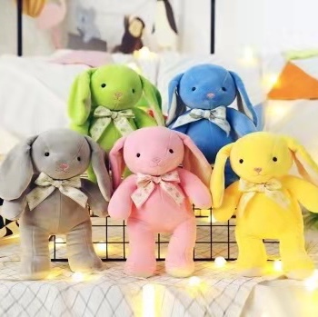 Bunny baby plush toy doll cute skin children comfort 0802