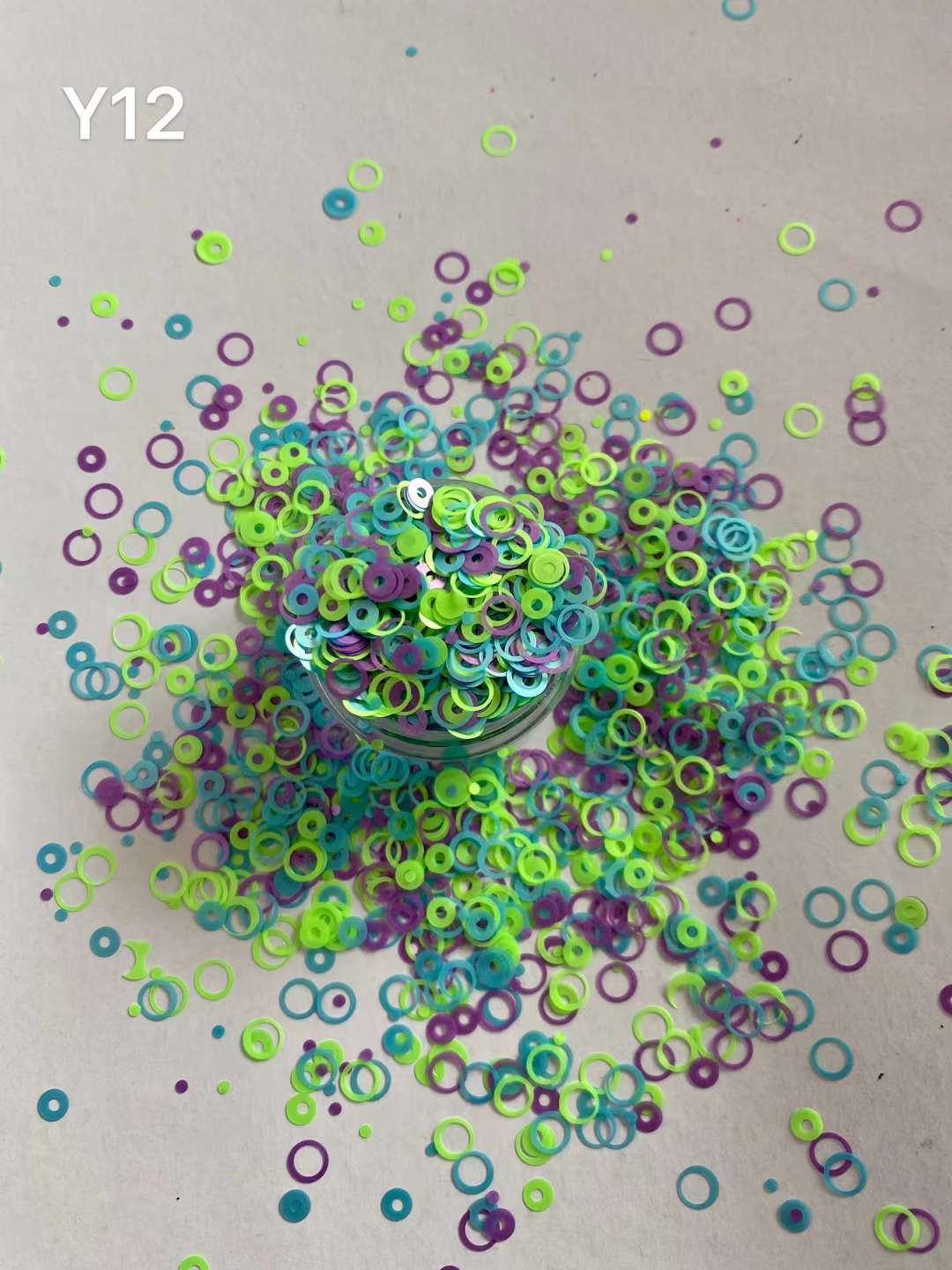 Circular nail art eco-friendly sequins Application Scenario